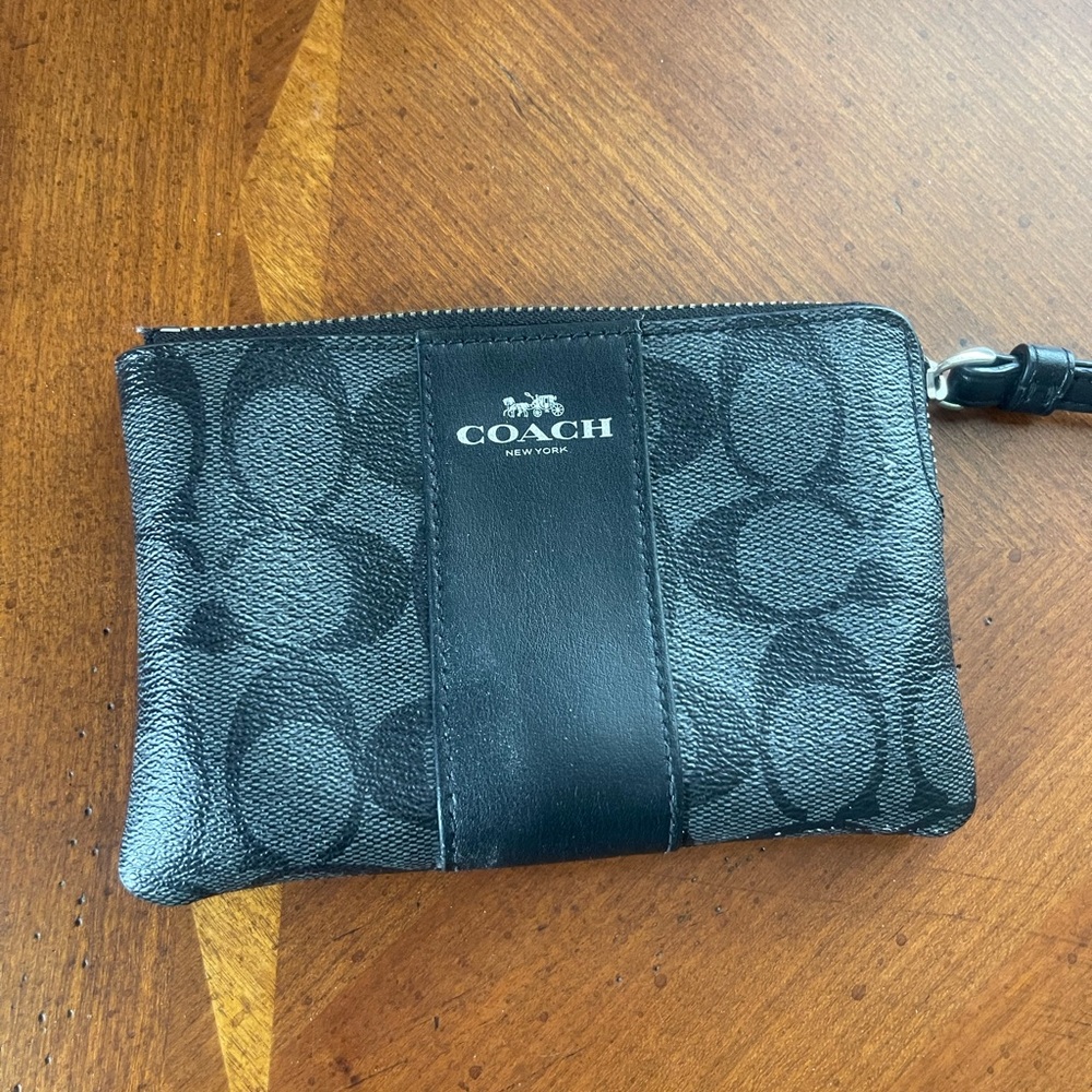 Authentic Coach Wristlet